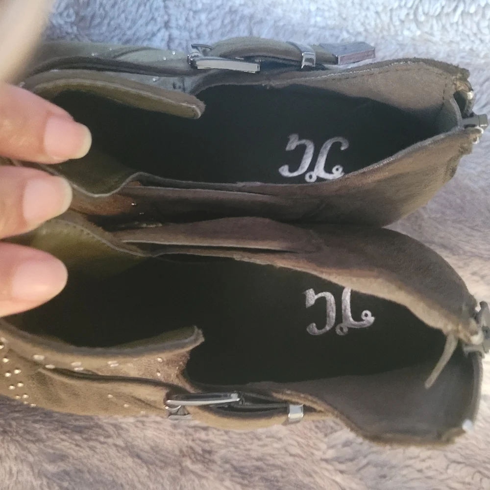 Studded booties size 9